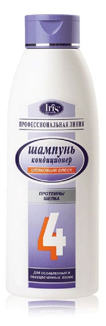 Шампунь для волос Iris Профессиональный уход 4 Шёлковый блеск с низасилком 1 л 369₽