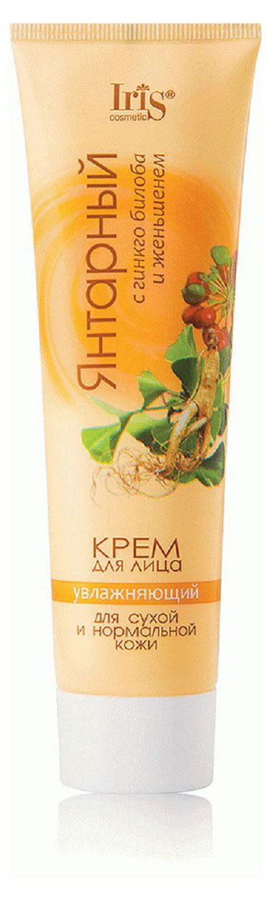 Крем для лица Iris Янтарный с женьшенем и гинкго-билоба 100 мл 170₽