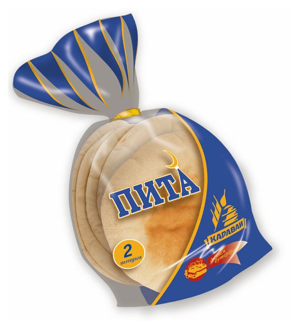 Пита пшеничная Каравай Лепешка 2 шт, 128 г