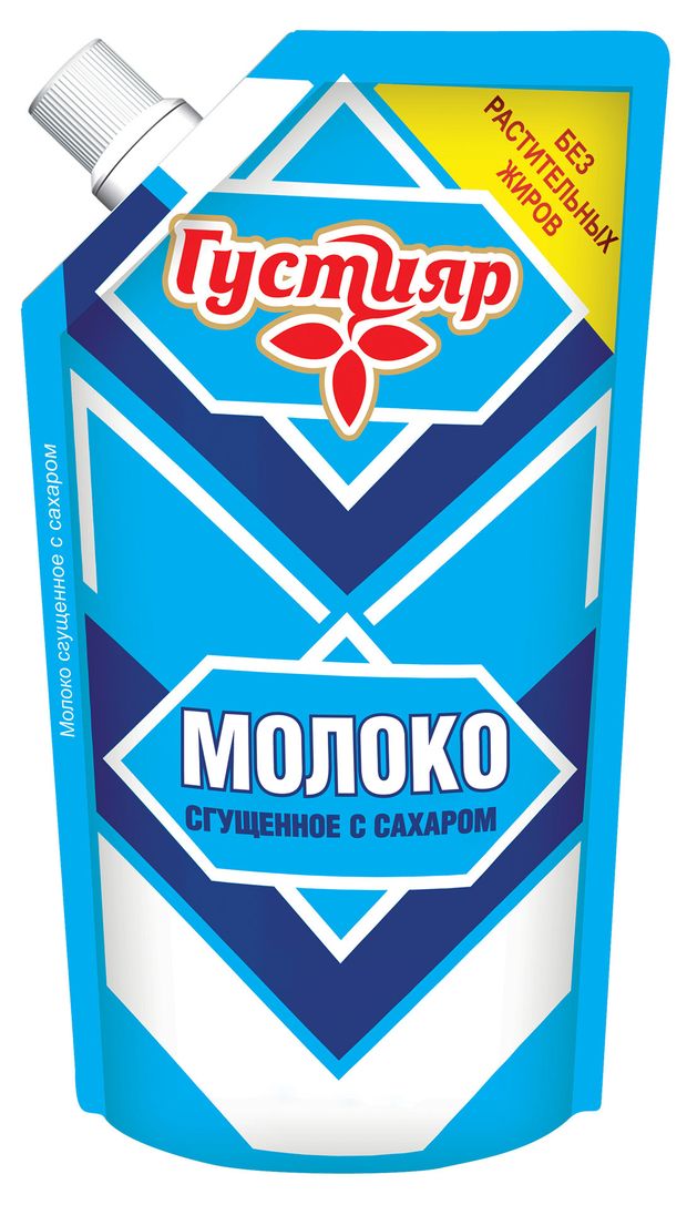 Молоко сгущенное Густияр с сахаром 0,2% БЗМЖ, 270 г
