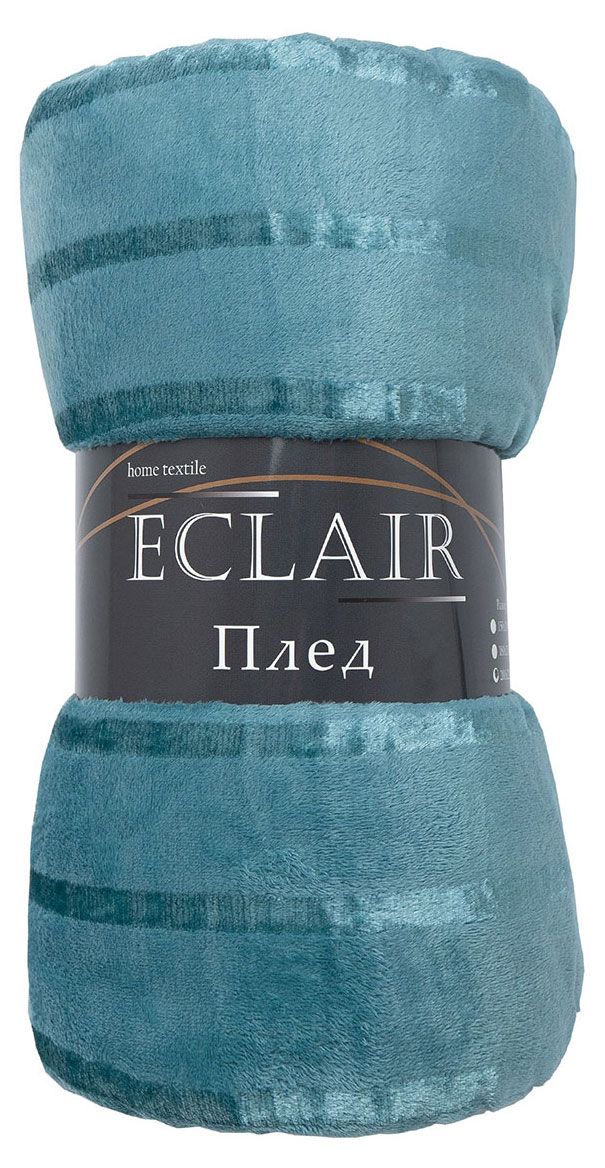 фото Плед eclair страйп морская волна, 200х220 см