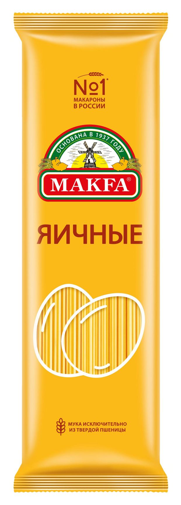 Макаронные изделия Makfa Спагетти Яичные 450 г 75₽