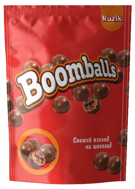 Конфеты РУЗИК Boomballs Шарик, 100 г