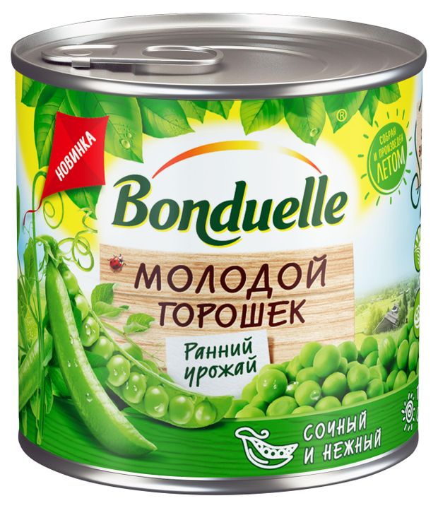 Горошек зеленый BONDUELLE молодой 200 г 95₽