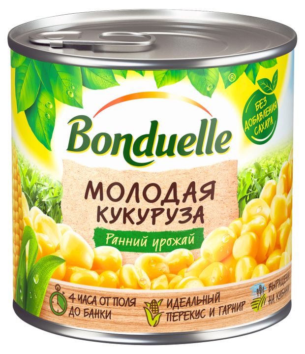 Кукуруза BONDUELLE молодая 170 г 95₽