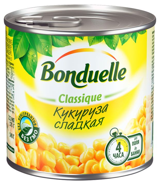 Кукуруза BONDUELLE сладкая 170 г 110₽