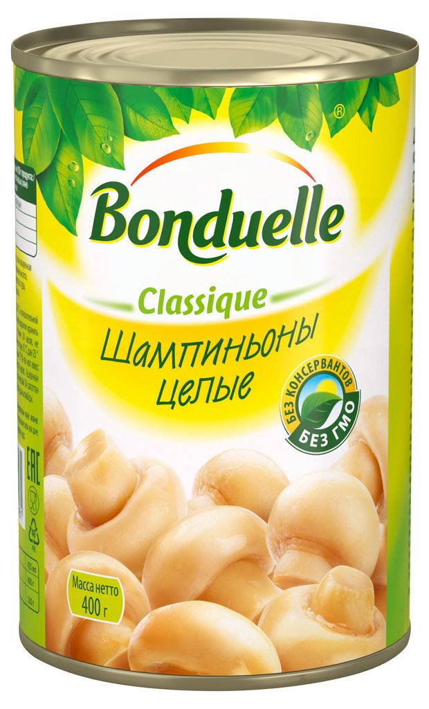 Шампиньоны BONDUELLE целые 425 мл 170₽