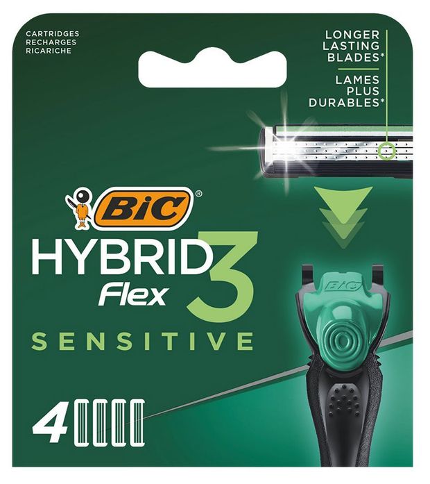 Cменные кассеты для бритья BIC Flex 3 Hybrid Sensitive 4 шт 590₽