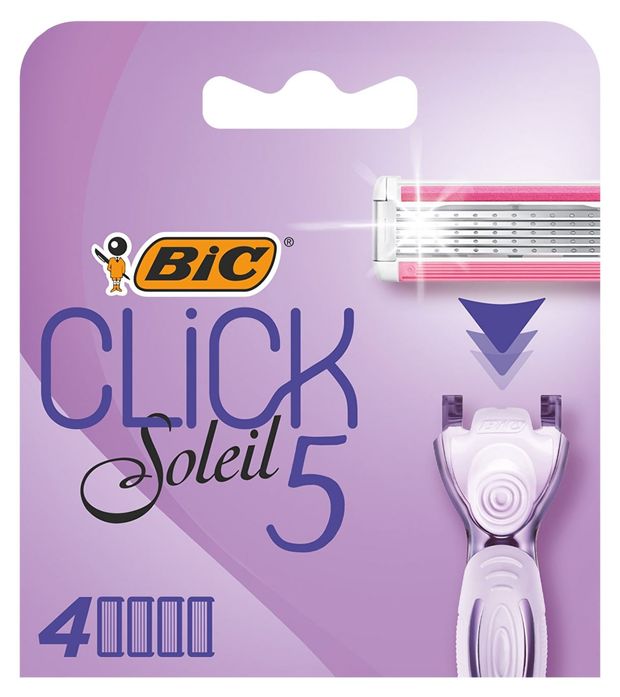 Cменные кассеты для бритья BIC Click 5 Soleil, 4 шт