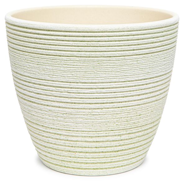 Горшок керамический Халва-А светло-зеленый без поддона, 12 см