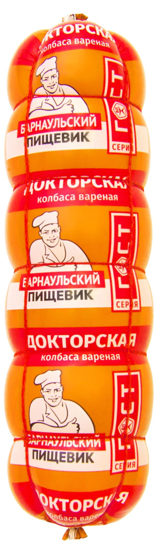 Колбаса вареная Барнаульский пищевик Докторская в обвязке, вес