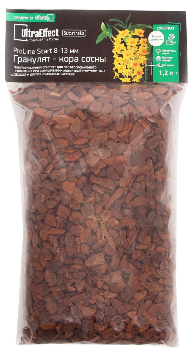 Кора сосны UltraEffect гранулят 8-13 мм 12 л 260₽