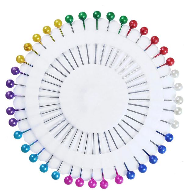 Булавки на пластине Дамское счастье с цветной головкой 1 упаковка 70₽