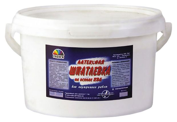 Шпатлевка латексная Магия радуги на основе ПВА 1 кг 150₽