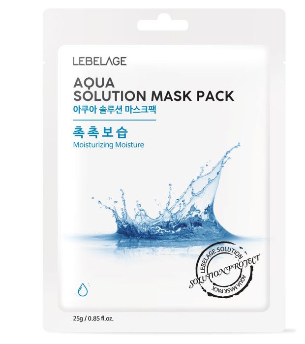 Маска тканевая для лица Lebelage с океанической водой Корея, 25 мл
