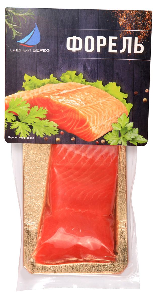Форель слабосоленая Дивный берег кусок, 200 г