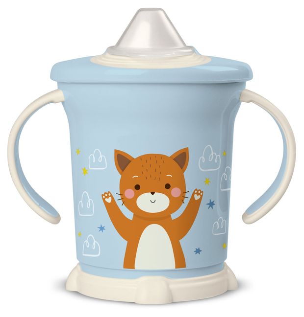 Поильник АШАН Красная птица с двумя ручками 250₽