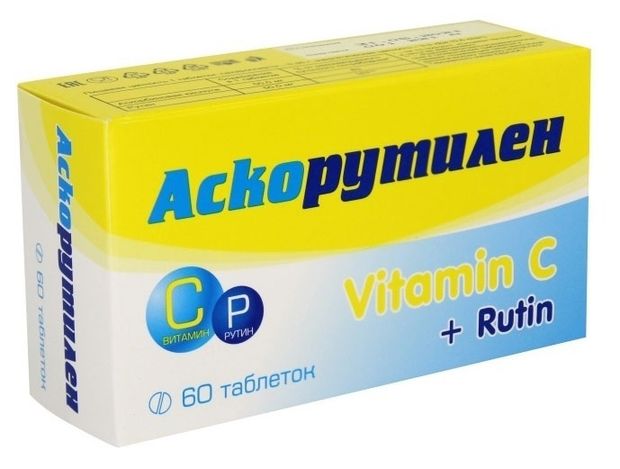 Таблетки Аклен Аскорутилен, 60 шт