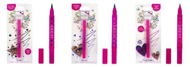 Подводка для глаз Lukky маркер-штамп, 1 шт в ассортименте