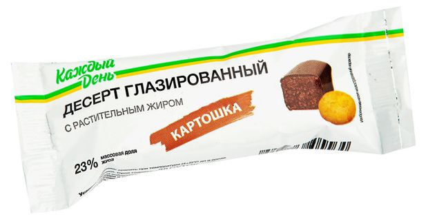 Десерт глазированный Каждый день Картошка 23% ЗМЖ, 40 г