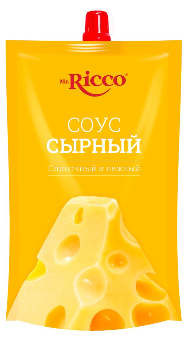 фото Соус mr.ricco сырный на основе растительных масел 35% охлажденный, 210 г mr. ricco
