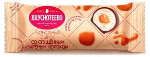 Сырок глазированный творожный Вкуснотеево Сгущенка вареная батончик 23%, 40 г