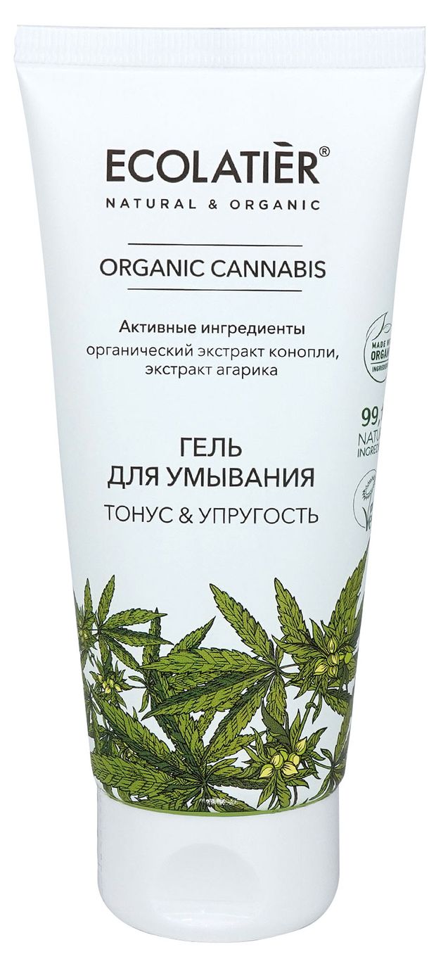Красота и гигиена Гель для умывания Ecolatier ORGANIC CANNABIS, 100 мл