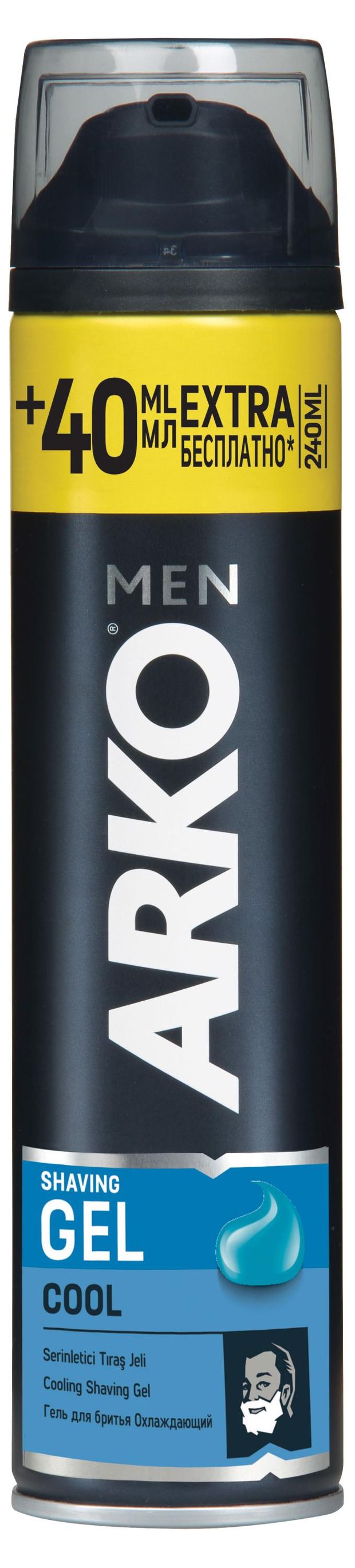 Гель для бритья Arko Cool, 240 мл