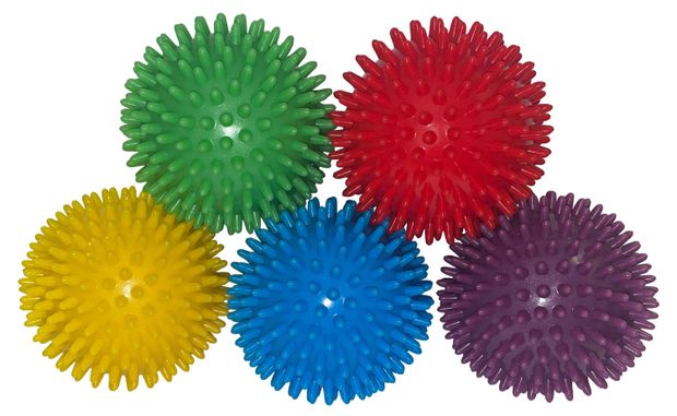 Мяч Gold массажный твердый 9 см, 1 шт