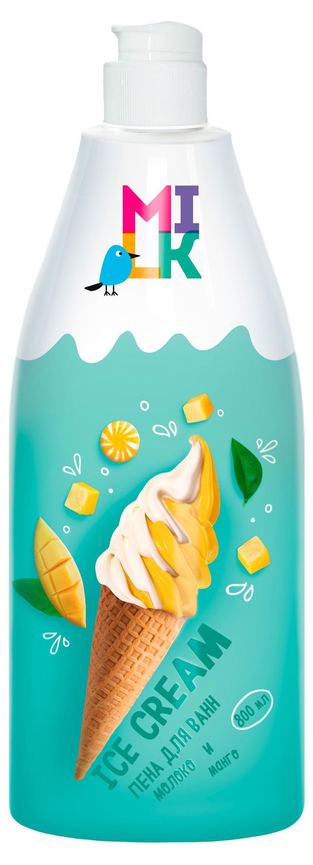 Пена для ванн Milk Молоко и манго 800 мл 169₽