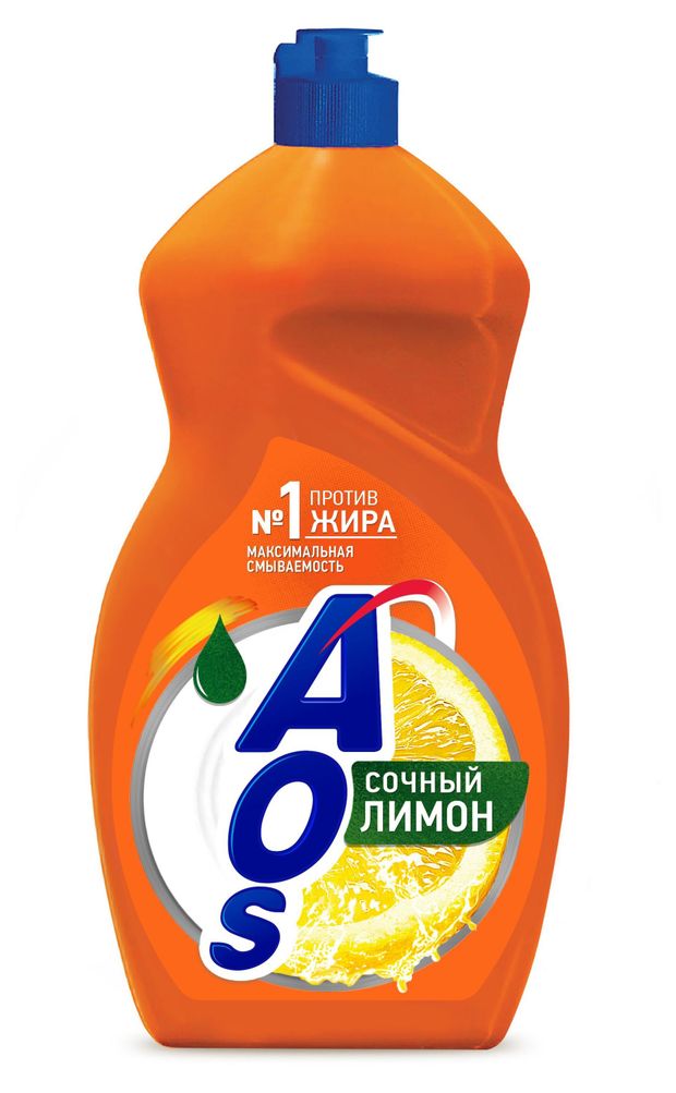 Средство для мытья посуды Aos Лимон 13 л 450₽