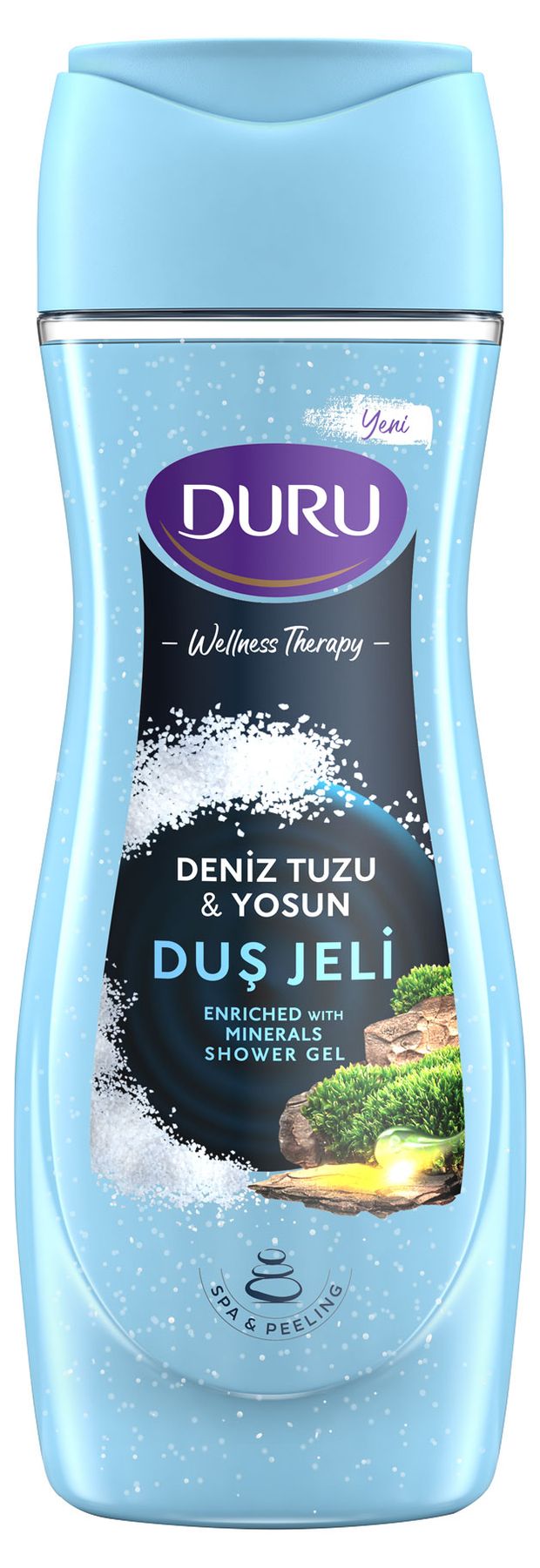 фото Гель для душа duru wellness therapy sea salt &amp; seaweed, 450 мл