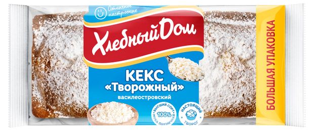 Кекс Хлебный Дом творожный 400 г 196₽
