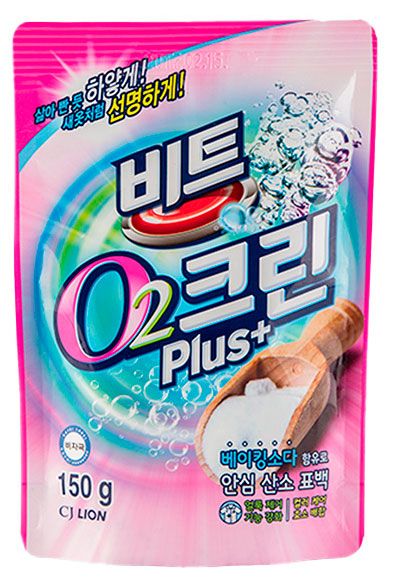 Уборка и бытовая химия Пятновыводитель Lion Clean Plus Кислородный, 150 г