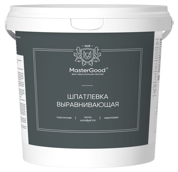 Шпатлевка акриловая Master Good выравнивающая 12 кг 300₽