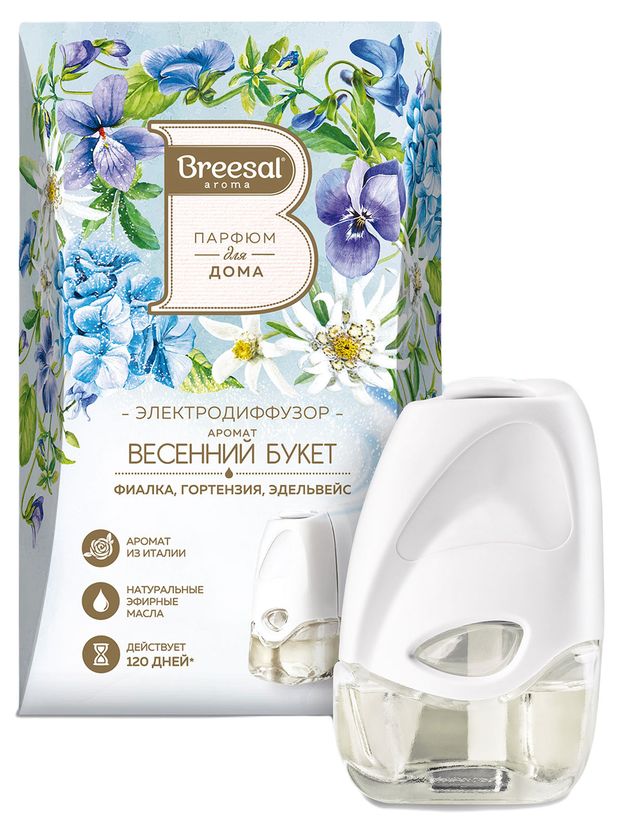 Диффузор электрический Breesal Весенний букет, 20 мл
