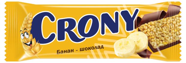 Батончик злаковый ЛЕОВИТ CRrony банан шоколад 50 г 77₽