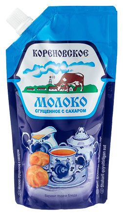 Молоко сгущенное Кореновское с сахаром 0,2%, 270 г