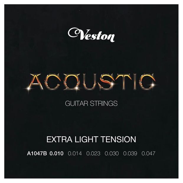 Струны для акустической гитары VESTON A1047B 300₽