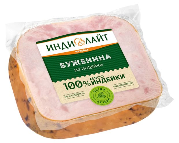 Буженина из индейки Индилайт варено-запеченая охлажденная 350 г 249₽