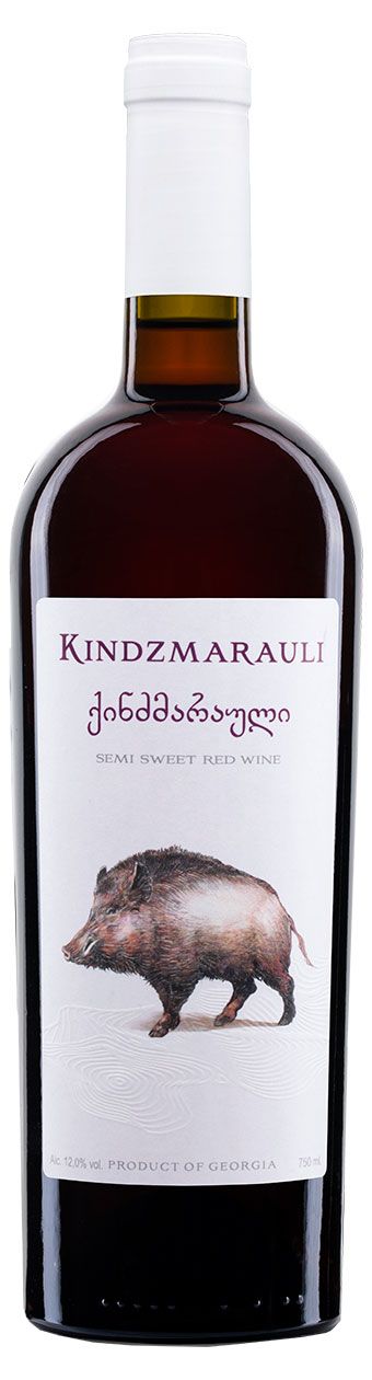 Вино Киндзмараули Рыбы-Бараны красное полусладкое Грузия, 0,75 л