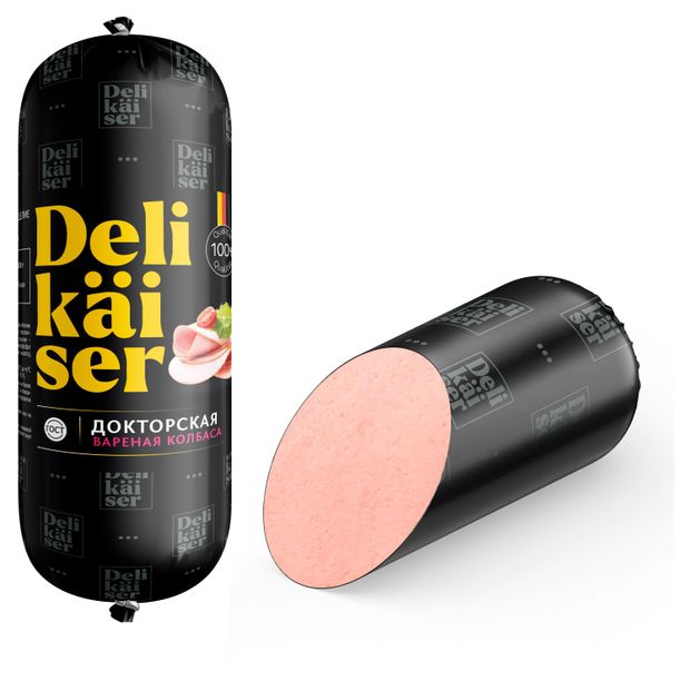 Колбаса вареная Delikaiser Докторская ГОСТ, 400 г
