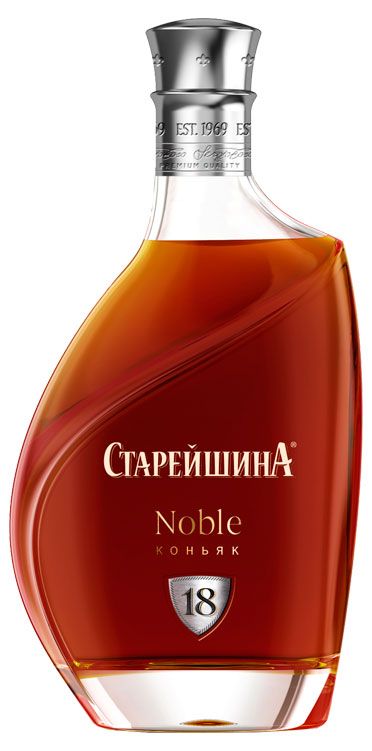 Коньяк Старейшина Noble 18 лет Россия 05 л 2700₽