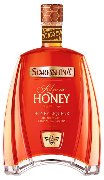 Ликер Старейшина Alpine honey Россия, 0,5 л