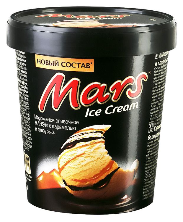 Мороженое сливочное MARS Mars с карамелью и глазурью БЗМЖ 300 г 760₽