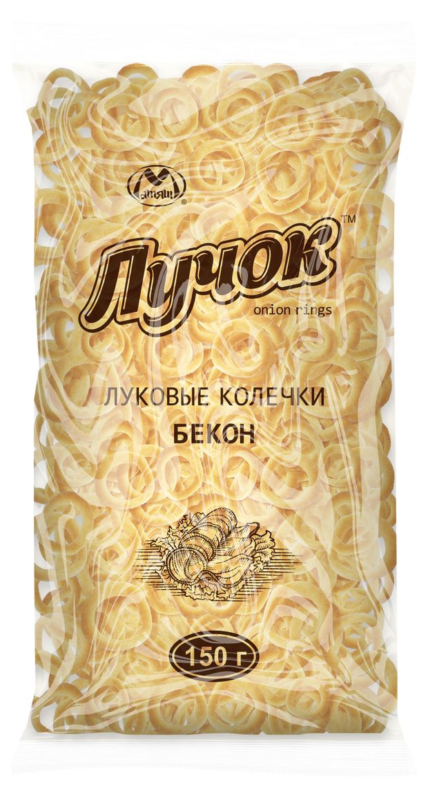 Луковые кольца Лучок со вкусом бекона, 150 г
