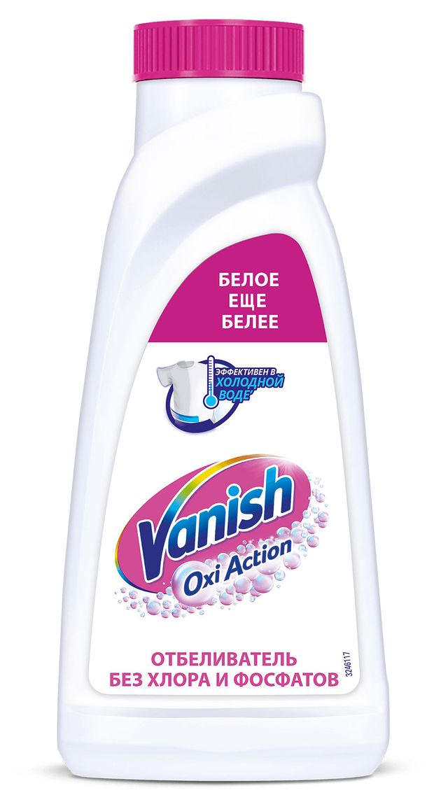 фото Отбеливатель для тканей vanish oxi action кристальная белизна, 450 мл