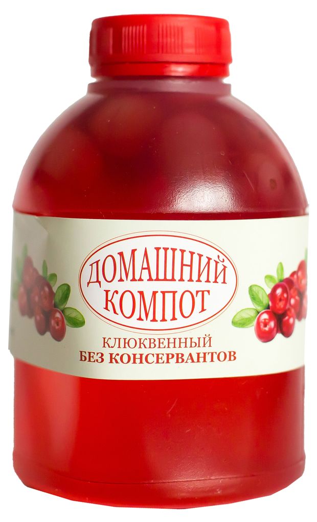 Компот Домашний компот Клюквенный, 0,5 л