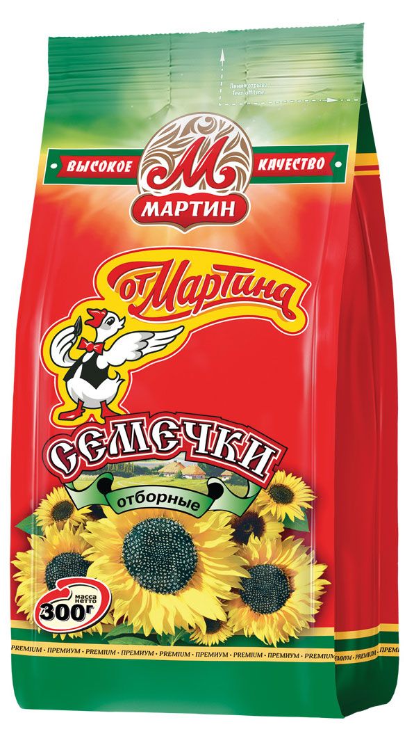 Семечки подсолнечные От Мартина отборные, 300 г