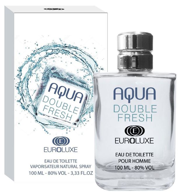 Туалетная вода мужская EUROLUXE Aqua Double Fresh, 100 мл